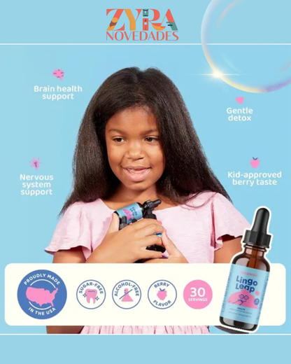 Lingo Leap gotas con Zeolita, Vit D3 y Vit B12